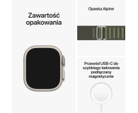 Apple Watch Ultra Titanium/Green Alpine Loop S LTE - 1071573 - zdjęcie 9